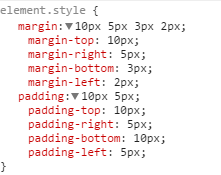 Código márgenes en CSS