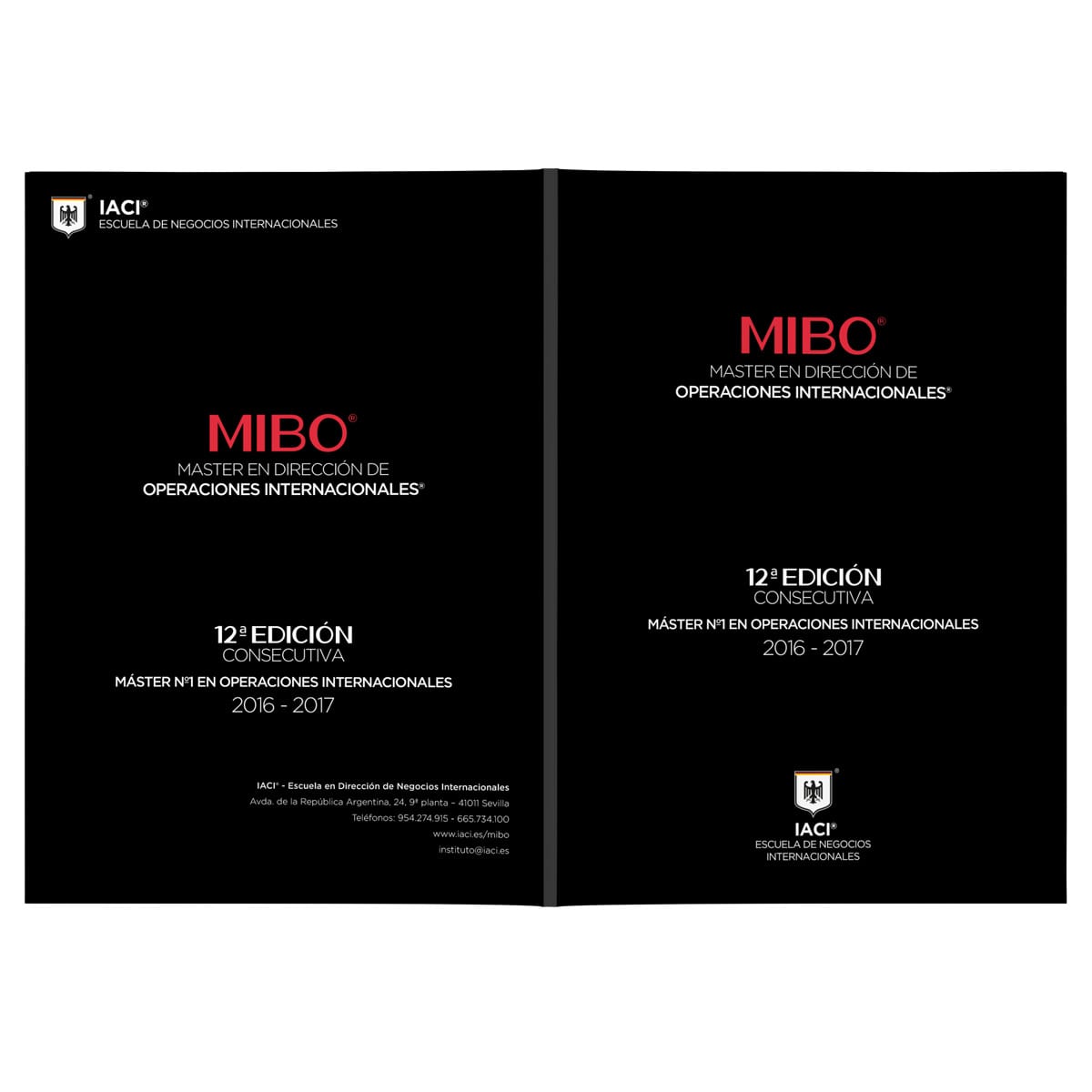 Portfolio - Catálogo MIBO - Portada y contraportada