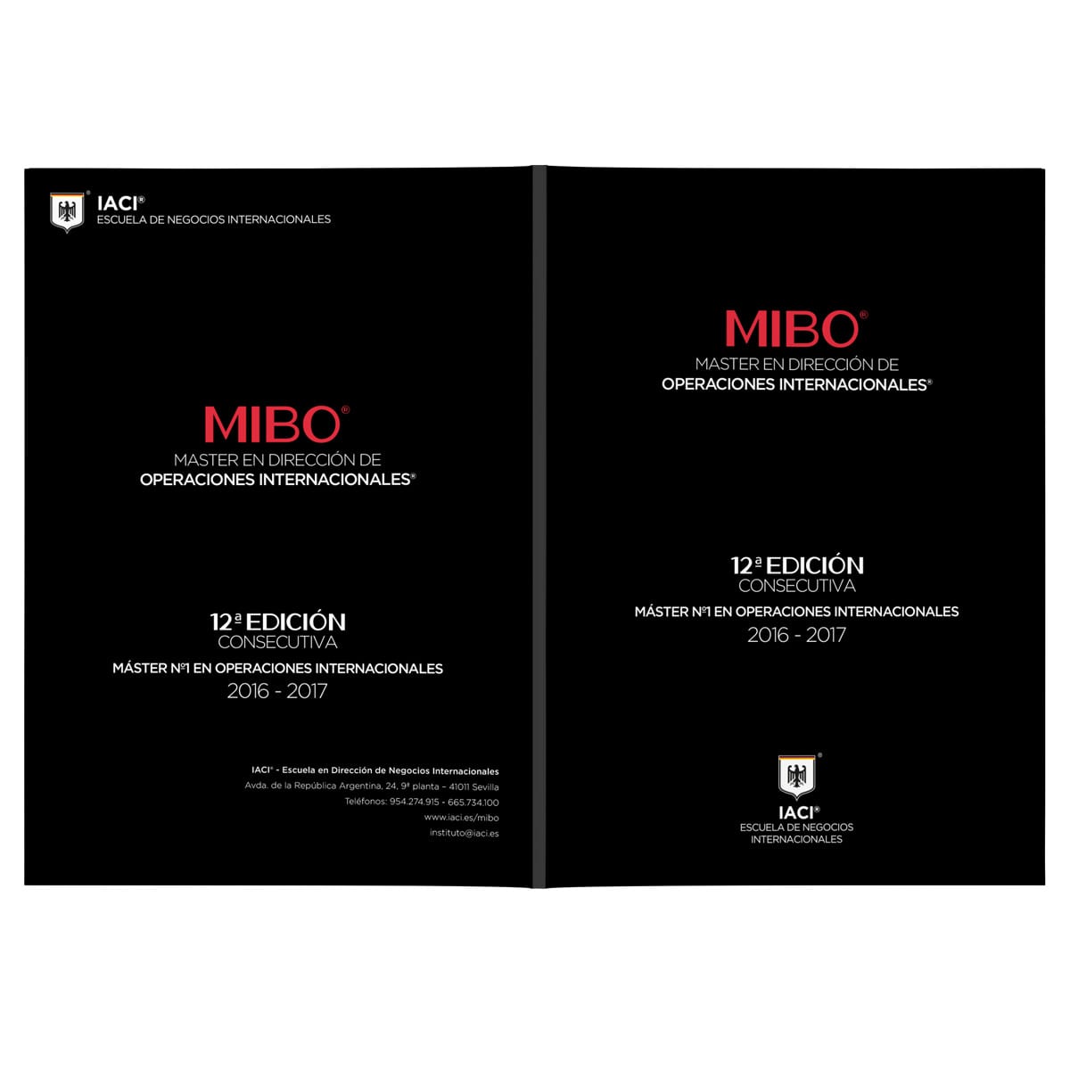 Portfolio - Catálogo MIBO - Portada y contraportada Portfolio - Catálogo MIBO - Portada y contraportada
